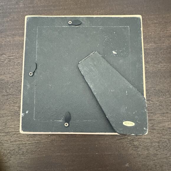 Ceramic Photo Frame 3D Maple Leaf Ceramic Glazed Textured 7" X 7" Nature Fall - Picture 12 of 13